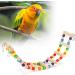 Pet Parrot Suspension Bridge Wooden Bird Cage Ladder Bridge Climbing Swing Toy for Cockatiel Parakeet Bird Perch Stand Pet Bird Cage Accessories for Rats Hamster Squirrel (6x30cm) - Buy Online on GoSupps.com