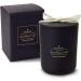 Romans Wellness Gift: Romoscent Aroma Ore Sparkling Gold Candle - Elegant Black Glass & Wooden Lid - Perfect for Indoor & Outdoor Use (6x6x8 cm) - Buy Online on GoSupps.com