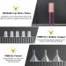 YITOU 12PCS 5ml Lip Glaze Bottle Kit - Transparent Cosmetic Containers for Lip Gloss with Applicator - Homemade Foundation Sample Cute Bulk Wholesale - Pink - Buy Online on GoSupps.com