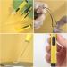 FRCOLOR 2pcs Ear Wax Removal Kit with LED | Ear Cleaning Tool Set | Yellow | 14x2x2cm - Buy Online on GoSupps.com