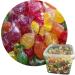 VIMIX Fruit Drops Individually wrapped Hard boiled fruit flavoured sweets 500g Tub | Perfect pick & mix sweet Black Orange - Buy Online on GoSupps.com