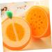FRCOLOR 4pcs Bath Sponge Set - Body Shower Scrubbing Accessories | Loofah & Bath Scrubber - Perfect for Bathroom Decor - Orange - Buy Online on GoSupps.com