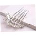 FOMIYES Rhinestone Jewelry Purple Hair Accessories Goody Hair Clips for Women Women's Hair Accessories Womens Barrettes for Hair Rhinestone Barrettes Bridal Hair Clip Wedding Bride Comb - Buy Online on GoSupps.com