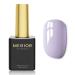 MEGIOR Purple Gel Nail Polish 15ml Lilac Purple Gel Polish 1PCS Soak Off UV LED Nail Gel Polish for Nail Art Manicure Salon DIY Home for Women Girls Nails