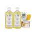 Intea Camomila Intea Set of 2 shampoos for children with blonde hair 250ml + blonde reflective mask 250ml + anti-pull brush