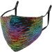 Yimidear Adult Bling Sequins Mouth Protection - Reusable Washable Dust Mask with 2 Active Coal Filters for Running & Cycling - Buy Online on GoSupps.com