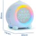 Tronisky Children's Digital Alarm Clock | Sunrise Simulator & Colorful LED Bedside Lamp for Kids - Buy Online on GoSupps.com