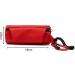 Lonto Feed Bag for Dogs - Durable Water-Repellent Snack Bag with Zipper & Velcro 18x7x7 cm - Red - Perfect for Treats & Travel - Buy Online on GoSupps.com
