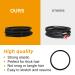 Buy Xcozu Black Hair Ties for Girls - 30 Elastic No-Metal Bands for Thin & Thick Hair - Durable Ponytail Holders - Buy Online on GoSupps.com
