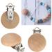 Charming Beech Wood Baby Pacifier Clips - Set of 5 - Cute & Durable Holders (3 cm) - Buy Online on GoSupps.com