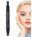 Eye Brightener Stick - Matte Shimmer Double Head Eye Shadow Crayon Brightener Makeup Eyeshadow Stick Waterproof Eye Makeup for Women Girls Pochy 08 - Buy Online on GoSupps.com