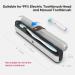 HubiCare Portable UV Toothbrush Sanitizer Travel Case Cycle Rechargeable Sterilizer Box Cleaner Holder Fits Electric Toothbrush Heads and Manual (1 Pack) White Holder - Buy Online on GoSupps.com