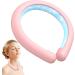 Cooling Neck Tube | Portable Cooling Neck Wrap Reusable Cold Gel Ice Pack Portable Cooling Neck Wraps Portable Ice Collar Fan pink - Buy Online on GoSupps.com