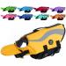 Emust dog vest ripstop large dog swimming vest swimming suit for booting/swimming/pool with double rescue handles flotation vest for large dogs yellow XXL XXL yellow