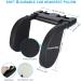Auniq 180 Adjustable Car Seat Headrest Pillow - Telescopic Leather Support for Road Trips - Black - Buy Online on GoSupps.com