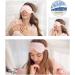Silk Eye Mask for Sleeping - 19 Momme 100% Pure Mulberry Silk - Blackout Anti-Allergy Blindfold - Blue Sleep Mask for Women/Men/Girls - Buy Online on GoSupps.com