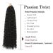 Buy 7 Packs 18-Inch Passion Twist Hair - Long Bohemian Water Wave Crochet Extensions | YDDM Hair - Buy Online on GoSupps.com