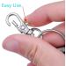 IPXEAD Premium Swivel Lanyard Snap Hook - 120PCS Silver Metal Keychain Hooks for Crafting - Buy Online on GoSupps.com
