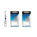 Blntackle76 Set: 2 packs (10 vertebral carabiners) knotless connector with vertebrae 14 20 & 24kg from jenzi +free Petri sticker 20kg