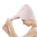 2 Pack Waffle Hair Towel Set - Super Absorbent Hair Drying Turban for Women (Pink & Gray) - Buy Online on GoSupps.com