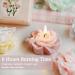Carnation Candles for Women - Soy Wax Aromatherapy Flower Shaped Scented Candles | Cute Yellow Chamomile Room Decor Gifts - Buy Online on GoSupps.com