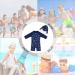 UPF 50+ Navy Shark Baby Swimwear | Snap Bottom Toddler Swimsuit 12-18 Months - Buy Online on GoSupps.com