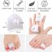 Toe Spreader & Orthosis - 5 Pairs Soft Silicone Separator for Pain Relief After Yoga | Small & Older Toes - Buy Online on GoSupps.com