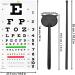 Snellen Eye Exam Kit - Standard 20ft Eye Chart with Cute Occluder Set - Buy Online on GoSupps.com