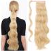 Ponytail Extensions 24 Inch Long Wavy Ponytail Extension Magic Paste Synthetic Ponytail Hairpiece Wrap Around Wavy Ponytail Hair Extension for Women for Women (Color : M22-613 Size : 24inches) 24inches M22-613 - Buy Online on GoSupps.com