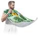Butterfly Palm Leaves Beard Bib Apron Beard Bib Hair Catcher for Men Shaving and Trimming Non-Stick Waterproof Beard Cape Grooming Cloth with 2 Suction Cups Gifts for Men