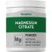 Magnesium Citrate Powder | 8 oz | Vegetarian Non-GMO Gluten Free Supplement | by Piping Rock