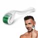IOPYKKOA Beard Roller 0.5 mm Beard Growth Roller Microneedling Roller Beard Roller Derma Roller For Beard Growth(white green)