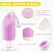 Romlon 5Pcs Travel Size Bottles - TSA Approved 2oz Silicone Squeeze Bottles for Toiletries - Leakproof Travel Accessories for Hand Sanitizer, Shampoo, Body Wash - Buy Online on GoSupps.com