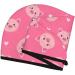 Hair Towel Wrap - Quick-Dry Cartoon Pigs & Hearts Towel Turban | Best Hair Drying Towel for Effortless Styling - Buy Online on GoSupps.com