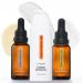 Anti-Aging Super Set: Glycolic Acid Peel Retinoid Serum & Collagen Peptide Moisturizer for Dark Spots Melasma Lines & Wrinkles - 3 Products in 3 Minutes - Buy Online on GoSupps.com