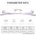 Yimi Rimless Bifocal Reading Glasses with Blue Light Filter Spring Hinge Women s Readers | Titan Alloy Silver 2.0x Magnification - Buy Online on GoSupps.com