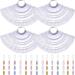 600 Tips Transparent Nail Art Tips Stick Nail Lacquer Display Nail Presentation Stips Nail Art subjects nail polish practice nail bike nail tip nail polish card nail art practice b