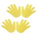 DKaony Handprint Marker Hand Shape Marker Good Toughness Light Weight 2 Pairs for Adult Muscle Training Yellow