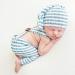 Ruspela Newborn Baby Photography Prop Outfit Set | Suspender Pants with Straps & Knotted Hat | For Babies 0-30 Days - Buy Online on GoSupps.com