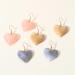 Buy Feyley Earrings - 3 Pairs Korean Fashion Minimalist Hook Vintage Y2K Peach Heart Party Jewelry for Women & Girls - Buy Online on GoSupps.com