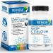 Renew Actives 5-HTP & Calcium Supplement - Sleep Aid - Promote Mood Balance - Source of Electrolyte - Help with Bone & Muscle - 120 Capsules 1 count (Pack of 1)