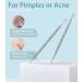 Upmore 6PCS Blackhead Remover Kit - Professional Stainless Acne Extraction Tools with Metal Case and Tweezers - Ideal for Whitehead & Blemish Removal on Nose & Face - Buy Online on GoSupps.com