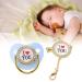 Non-Toxic Blue Baby Pacifier Set with Chain Clip | Perfect for Photo Shoots | International Shipping - Buy Online on GoSupps.com