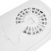 Portable Eyelash Dryer Fan - High Air Volume T-Bracket Support for Beauty Salons & Personal Use (White) - Buy Online on GoSupps.com