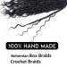 7 Packs 20 Inch 1B Crochet Box Braids with Curly Ends - 16 Strands/Pack - Buy Online on GoSupps.com