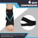 Ankle Brace for Sprains & Support - Compression Sleeve for Men & Women | Stabilize Achilles Tendonitis Running & Basketball (Large - Buy Online on GoSupps.com