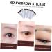 DRESSOOS 4pcs Eyebrow Stickers Tool Stickers Authentic Brow Eyebrow Stencils Make up Transfer Stickers 6d - Buy Online on GoSupps.com