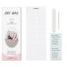 Transparent Gel Nail Strips KALEFUL Semi Cured Gel Nail Stickers Nail Art Decoration Design Supplies