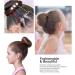 WACURRENTHYD Kids Hair Donut Bun Maker 2PCS - Black Small(2IN) Chignon Doughnut Shaper for Short Thin Hair - Buy Online on GoSupps.com
