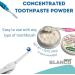 Fluoride-Free Powder Toothpaste - 2 Bags & 2 Jars for Natural Teeth Whitening & Healthy Gums - International Shipping - Buy Online on GoSupps.com